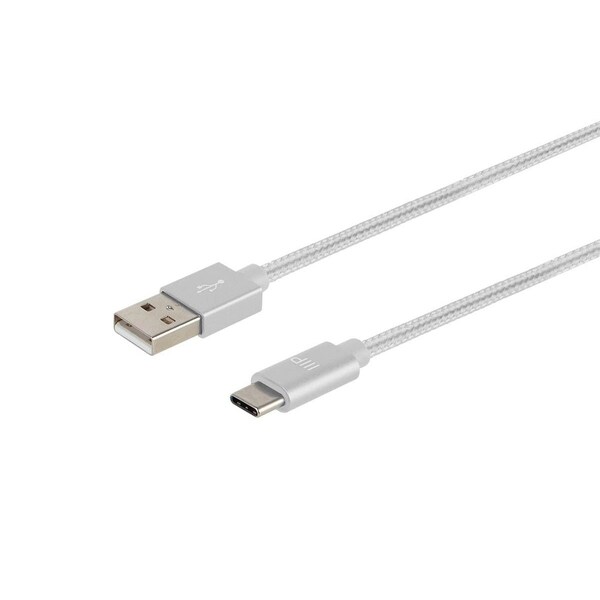 Palette Series USB 2.0 Type-C To Type-A Charge & Sync Nylon-Braid Cabl